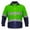 Green / Navy Blue, variant on High Visibility Hi Vis Reflective Safety Work Shirts (Medium, Pink/Navy Blue)