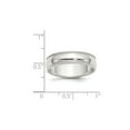thumbnail image 2 of Gem & Harmony Ladies or Mens Sterling Silver 6mm Milgrain Wedding Band Ring for Men, 2 of 5