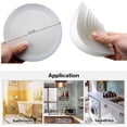 thumbnail image 3 of Tapones para bañera, tapón de silicona para fregadero de cocina, 15,3 de diámetro, para cocinas, baños y tapón de drenaje para lavandería (2 unidades, blanco), 3 of 5