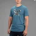 thumbnail image 2 of VORTEX Men's Camo Logo Short Sleeve Tee, Color: Steel Blue Heather, Size: XL (120-15-SBH-XL), 2 of 4