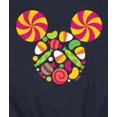 thumbnail image 3 of Disney - Mickey Head Candy - Men's Crew Fleece Sweatshirt, 3 of 5