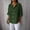 Green, variant on Women's Cotton Tops Boho Linen Shirts for Women Cotton Gauze Tops Linen Tunic Tops for Women Loose Fit Casual V-neck Tops Cotton Dress Shirt Green 2XL