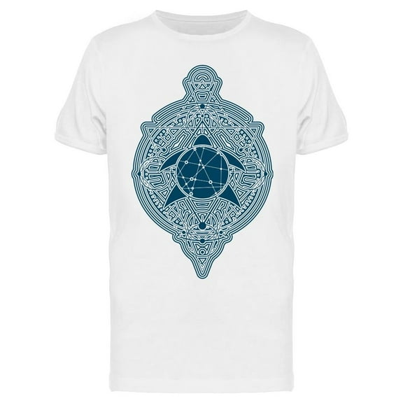 Geometry Symbol Turtle T-Shirt Men -Image by Shutterstock, Male Small