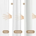 "Barossa Design Lightweight PEVA Shower Curtain Liner, Mildew Resistant