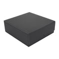 thumbnail image 1 of Caja de baraja de cartas con cierre magnético, de piel sintética, para colección. Negro Gris, 1 of 7