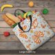 thumbnail image 5 of Fotbe Retro Floral Butterfly Bolsa Tote con Estampado para Mujer, Bolsos con Cremallera, Bolsa de Hombro Casual de Gran Capacidad con Bolsillos Internos, 5 of 7