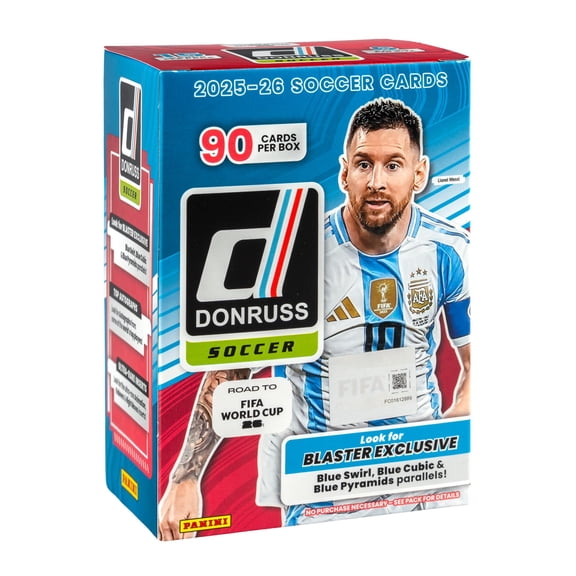 2025-2026 Panini Donruss Road to FIFA World Cup 26 Soccer Trading Cards Blaster Box