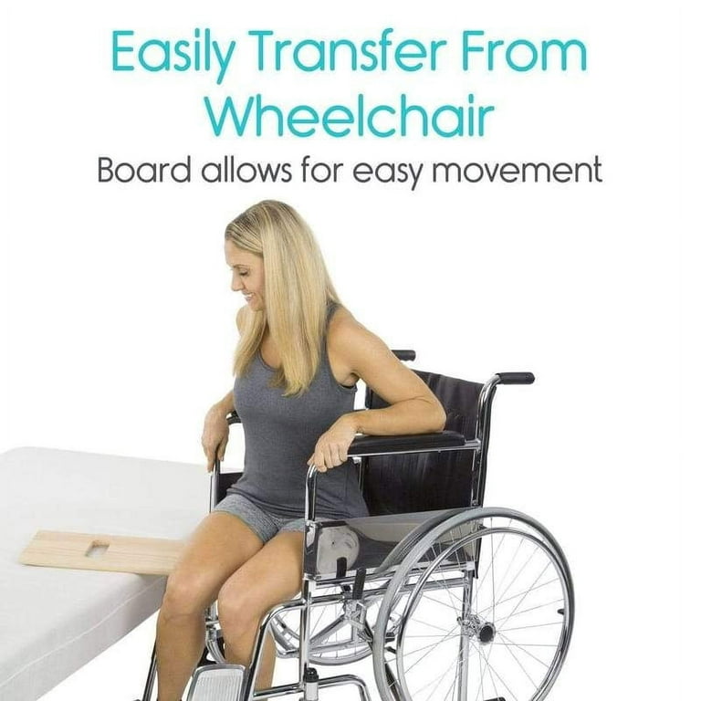 How to Complete a Slide Board Transfer, Wheelchair to Bed
