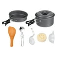 thumbnail image 3 of 1 Set of Outdoor Picnic Cooking Pan Pot Teapot Camping Utensils Portable Cooking Pot, 3 of 8