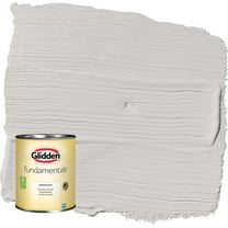 Glidden Fundamentals Elusion / Grey Semi-Gloss Interior Paint, 1 Quart