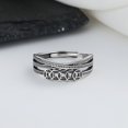 thumbnail image 5 of Apertura de anillo para mujer con apertura ajustable, anillo de monedas de cobre para transporte, joyería de anillo de bobinado multicapa de estilo retro chino, 5 of 5