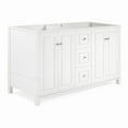 thumbnail image 5 of Alaterre Furniture 60in Soft-Close Double Wood Bathroom Vanity, White, 5 of 11