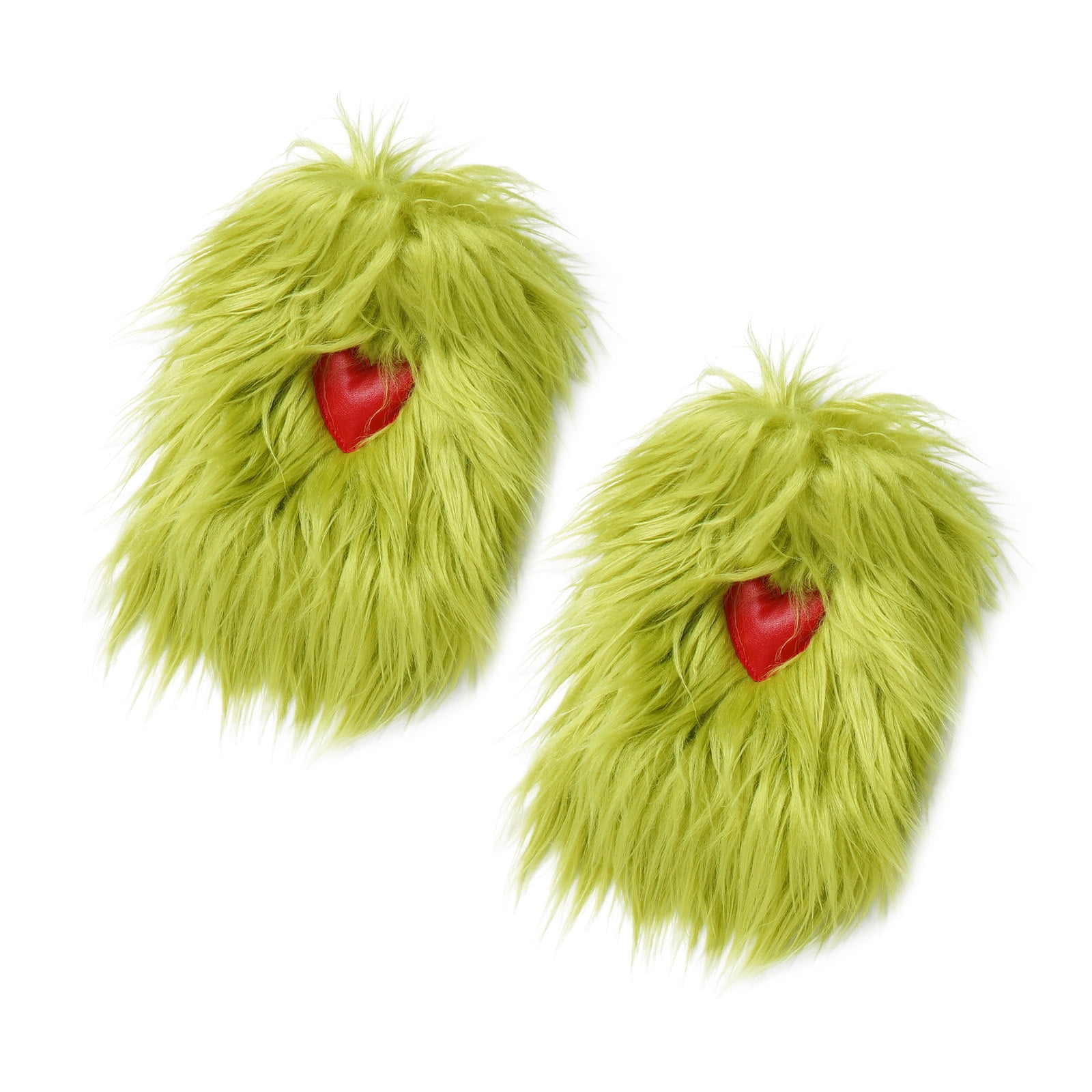 FYMNSI Baby Girl Christmas Outfit Toddler Green Faux Fur Romper Tutu Dress with Leg Warmers Xmas Dress Up Clothes