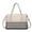 Ivory, variant on MKF Collection Quinn Triple Compartments Color Block Tote Women's Handbag by Mia K-Beige