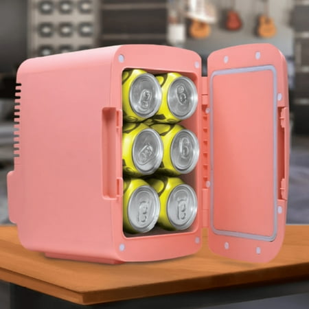 Emerson Portable Mini Fridge Cooler Quiet w Secure Latch and Holds up to 6 Cans