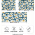 thumbnail image 2 of Coolnut Daisy Satin Pillowcase for Hair and Skin Silk Pillowcase, King Size(20x40 inches) - Slip Cooling Satin Pillow Covers with Envelope Closure（332） Home Decor Gifts, 2 of 7
