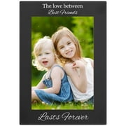 The Love Between Best Friends Engraved Anodized Aluminum Hanging/Tabletop Personlized Group Family Photo Picture Frame