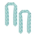 thumbnail image 2 of Fotbe Blue Marble Printed Class of 2024 Graduation Stole, 2 of 7