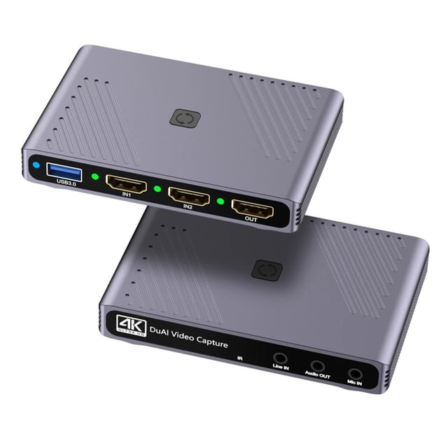 USB3.0 Viedeo Capture Professional Live Streaming Podcasting Dual Input