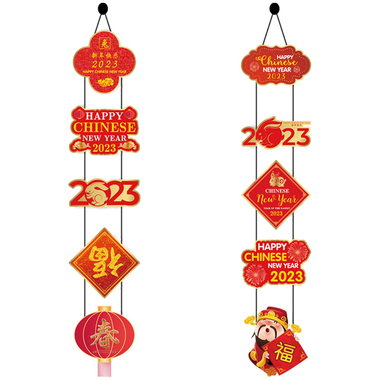 2023 Chinese New Year Banner | Chinese Couplets Chunlian | Year of the ...
