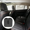 thumbnail image 3 of Unique Bargains Car Trash Can Hanging Front Rear Seats Fabric Trash Bin Silver Tone Black 1 Pcs, 3 of 6