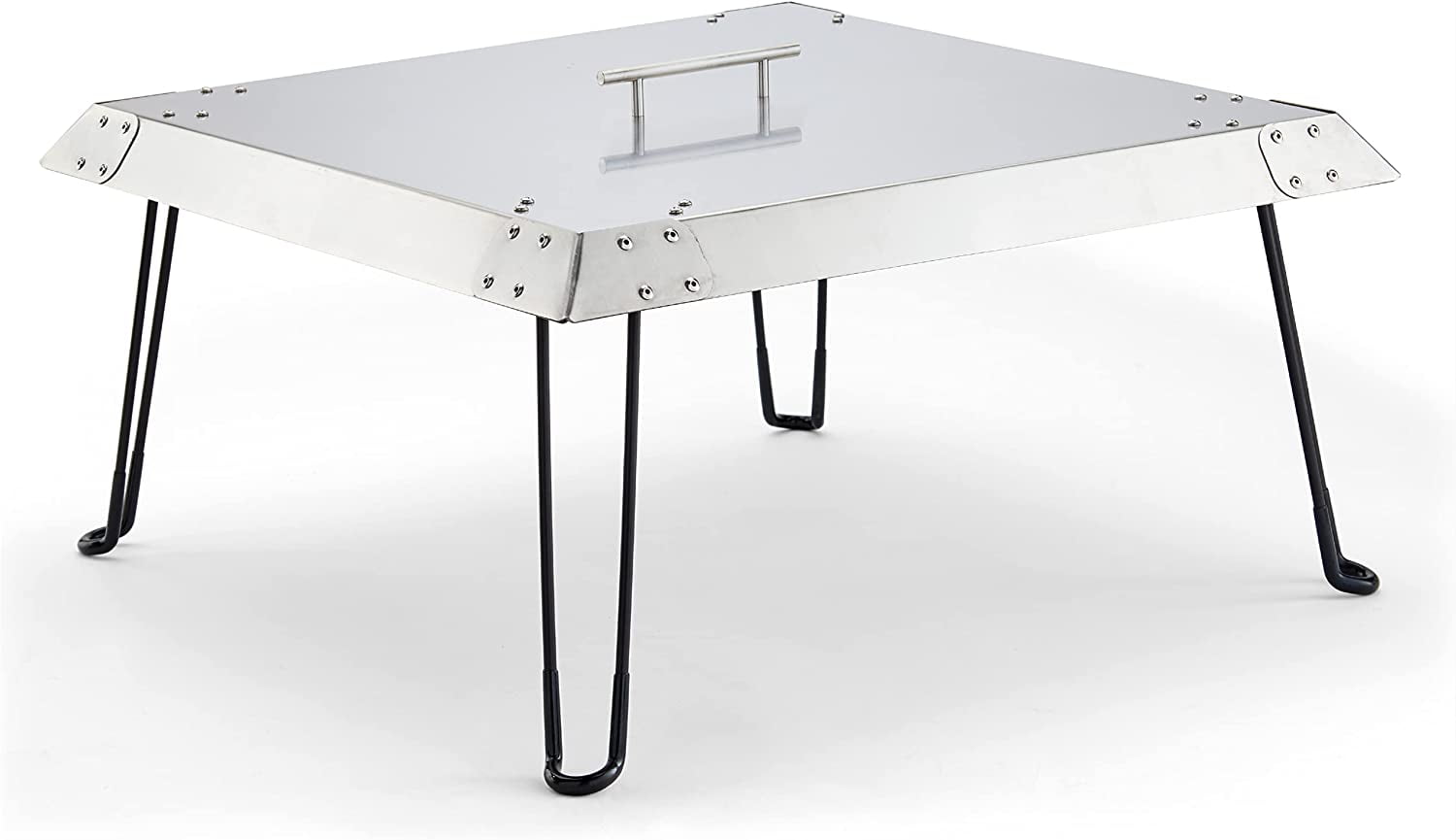 Radiate Stainless Steel Fire Pit Heat Deflector 25” x 25” Square