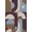 Brown, Pattern 9, variant on ODIKA 8'x10' Washable Area Rug Durable, Non-Slip Brown Blue Geometric Abstract Design Elegant Interplay of Circles and Rectangles for Living Room, Under Sectional, Family