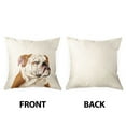 thumbnail image 3 of WIRESTER 18x18 inch Square Decorative Throw Sofa Pillow Cases, Aloof Bulldog, 3 of 7