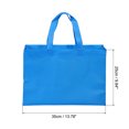 thumbnail image 2 of Uxcell 30x40cm Non-Woven Horizontal Style Reusable Gift Bag, Sky Blue 10 Pack, 2 of 5