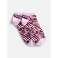 thumbnail image 3 of No Boundaries Women’s Low Cut Socks, 10 Pack, Shoe Sizes 4-10, 3 of 5