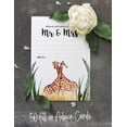 thumbnail image 3 of Inkdotpot Advice & Well Wishes For The Mr and Mrs, Safari Wedding Advice Cards, Guestbook Alternative Pack of 50, 5X7 Inches, 3 of 8