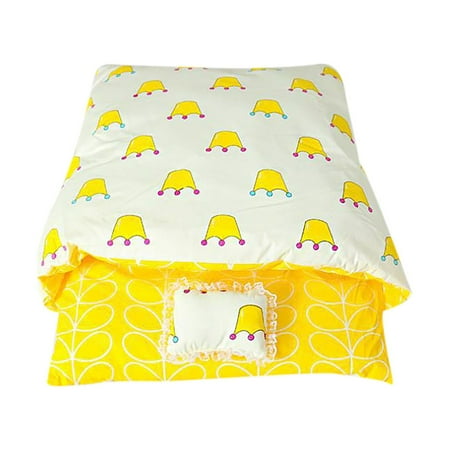 Holiday Savings Clearance! Uhuya Beds Removable Slee Bag Sofas Mat Modern Soft Plush Round Pet Bed for Cats Mini Medium Sized Bed Self Warming Winter Indoor Yellow