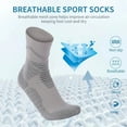 thumbnail image 3 of 3 pares de calcetines de baloncesto azules, calcetines de combate reales para hombre, calcetines de baloncesto gruesos, calcetines deportivos profesionales antideslizantes, 3 of 5