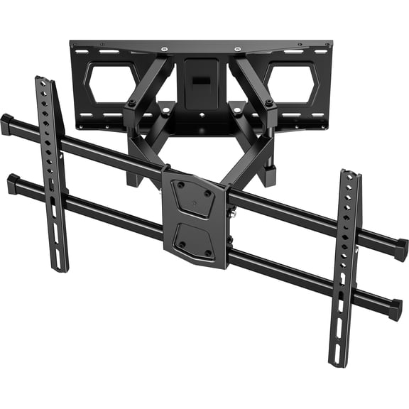 Full Motion TV Wall Mount for 42-92 Inch TVs Mounts Up to 132lbs, Fit 16" Wood Stud, Max VESA 600x400mm, Swivel and Tilt Articulating Wall Mount TV Bracket,Fit Most 55 65 70 75" TVs UL Listed