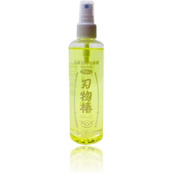 KUROBARA 100% Pure Tsubaki Japanese Cutlery Knife Maintenance Camellia Oil (8.3 oz) Dispenser