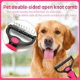 thumbnail image 4 of Dog Brush Kit 4 In 1 Grooming Comb with Puppy Towel - Dogs & Cats Grooming Brush Kit – Dog Comb Dematting Rake Shampoo Massage Dispenser Dog Brush & Dog Towel for Removing Hair  Knots and Shedding, 4 of 7