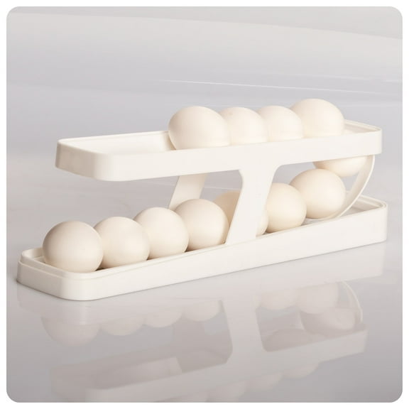 Eggcellent Dispenser – Modern Egg Dispenser for Refrigerator Which Provides Fresh Eggs – Easy Access Storage Solution- Very Stylish Egg Storage