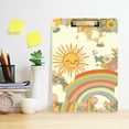 thumbnail image 2 of FORMRS Acrylic Clipboard with Low Profile Clip Standard A4 Letter Size, 12.5" x 9", Beige Clouds, 2 of 8