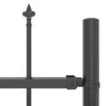 thumbnail image 4 of vidaXL Garden Fence Gray 5.6'x 2.6'Powder-coated steel, 4 of 4