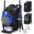 thumbnail image 1 of Mochila de béisbol RAINSMORE, ligera, para softball, color gris, 1 of 7
