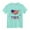 X12 Mint Green, variant on Confree Little Girls Summer Tshirts Patriotic Graphic Print Short Sleeved Crew Neck Tee Shirts Independence Day Casual Comfortable Shirts For Girls Size 6-7 Years Green
