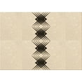 thumbnail image 1 of Ahgly Company Indoor Rectangle Patterned Moccasin Beige Area Rugs, 2' x 5', 1 of 6