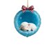 thumbnail image 1 of Ornamentos de Copos de Nieve de Cristal 8x8x1cm Ornamentos de Animales Del Bosque de Invierno, 1 of 6