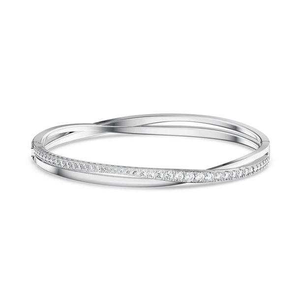 Brazalete Swarovski Hyperbola para mujer con cristales transparentes