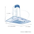 thumbnail image 2 of Campana de Cocina SANAIRE HERA 76 CM ACERO INOXIDABLE, 2 of 2