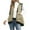 Beige, variant on Fnooota Womens Puffer Vests, Quilted Sleeveless Zip up Lapel Collar Winter Vests Outerwear Beige Size S-2XL