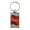 Red, variant on Chrysler 200 Keychain & Keyring - Black Wave
