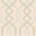 thumbnail image 1 of Abstract Silver, Light Green, Beige Trellis Wallpaper Roll, 1 of 2