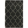 thumbnail image 2 of Nourison Amore Shag Trellis Charcoal 3'2" x 5' Area Rug, (3' x 5'), 2 of 9