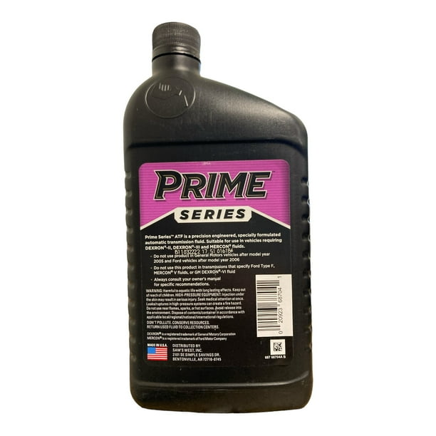 Prime Series ATF Transmission Fluid DEXRON II, DEXRON III, MERCON